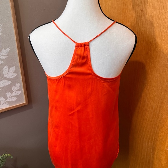 Trina Turk Silk Orange Cami xs - Picture 2 of 4